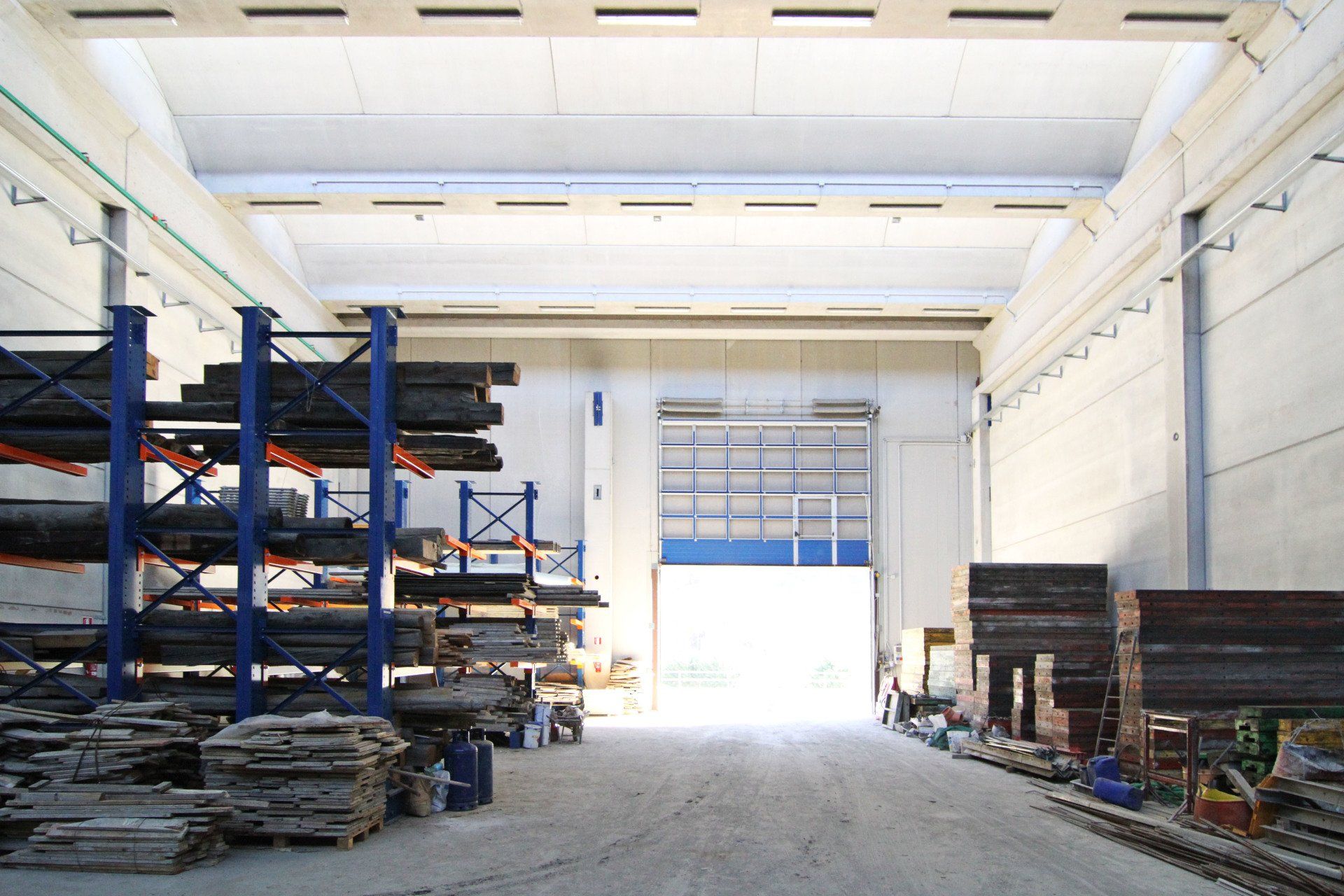 stoccaggio materiali