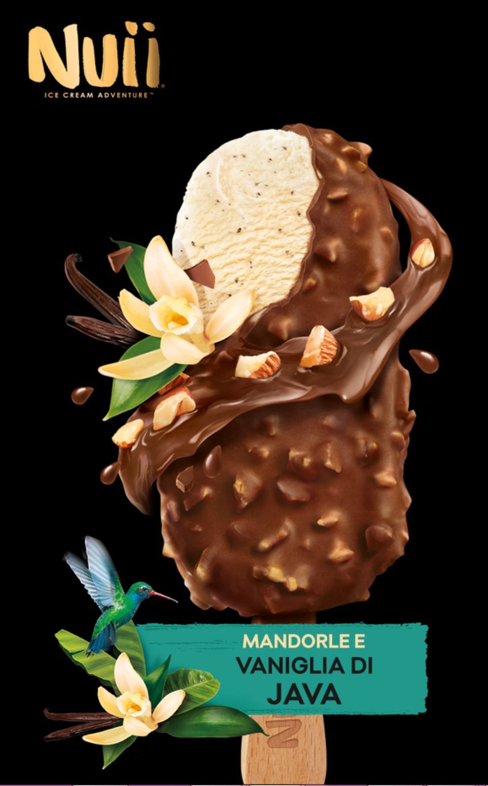 Nuii ricoperto vaniglia