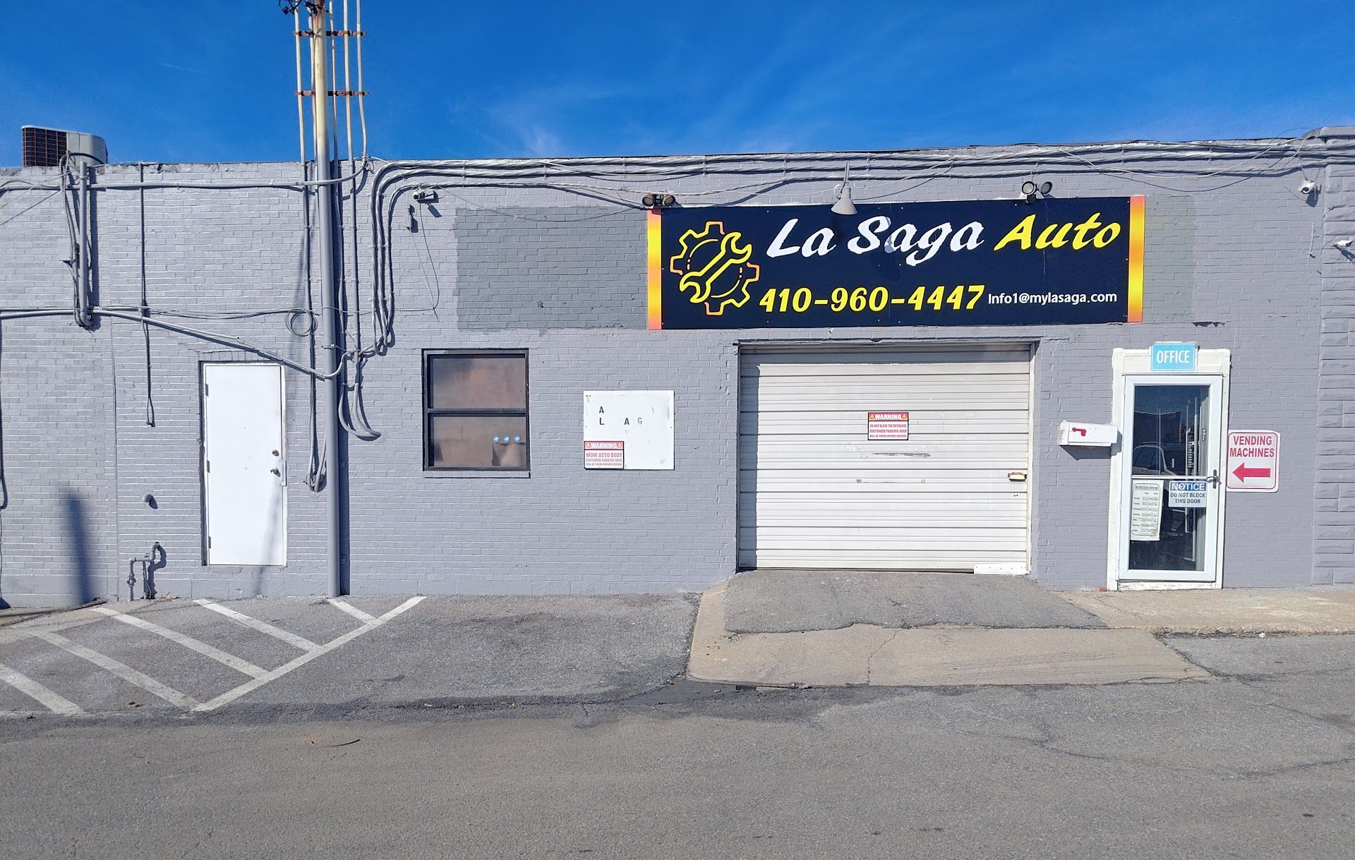 Exterior of Auto Repair Shop | La Saga Auto