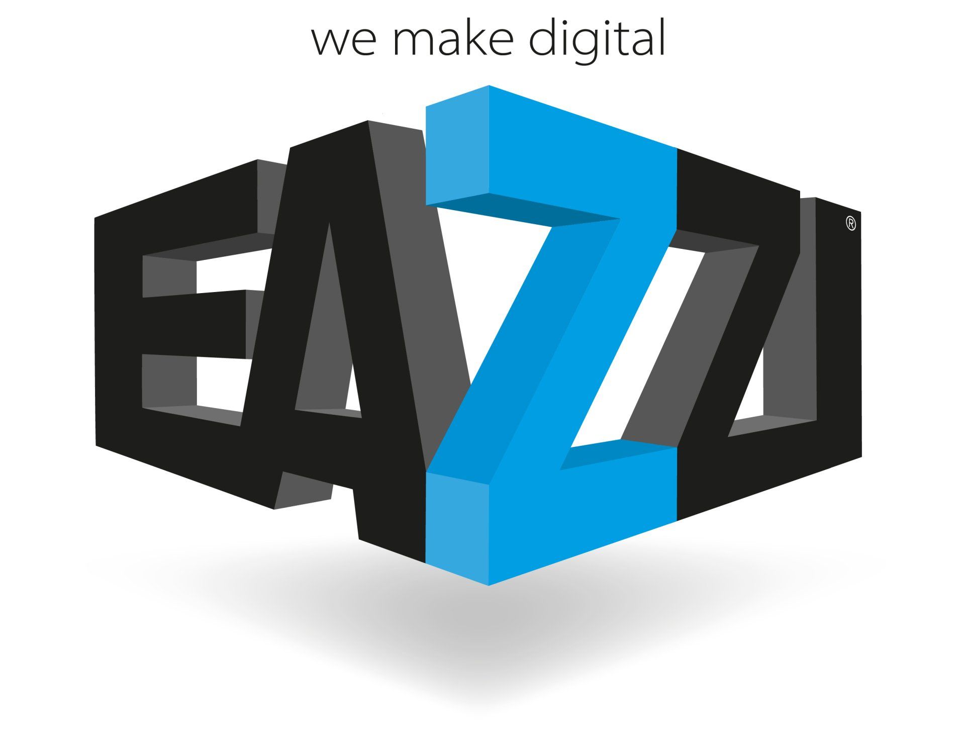 Logo met de tekst: We make digital EAZZI