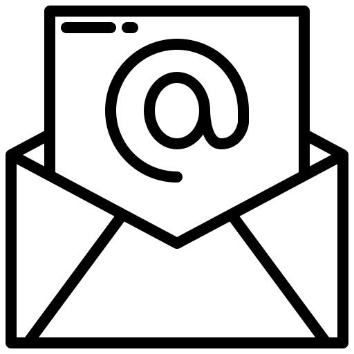Icoon van een e-mailnieuwsbrief