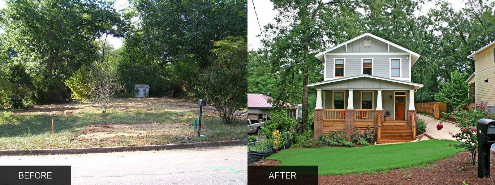 Hillside Before After