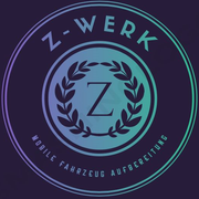 A logo for z-werk mobile fahrzeug aufbereitung