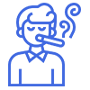 icon of a person smoking