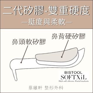 Bistool Softxil -二代矽膠 雙重硬度 軟矽膠與硬矽膠