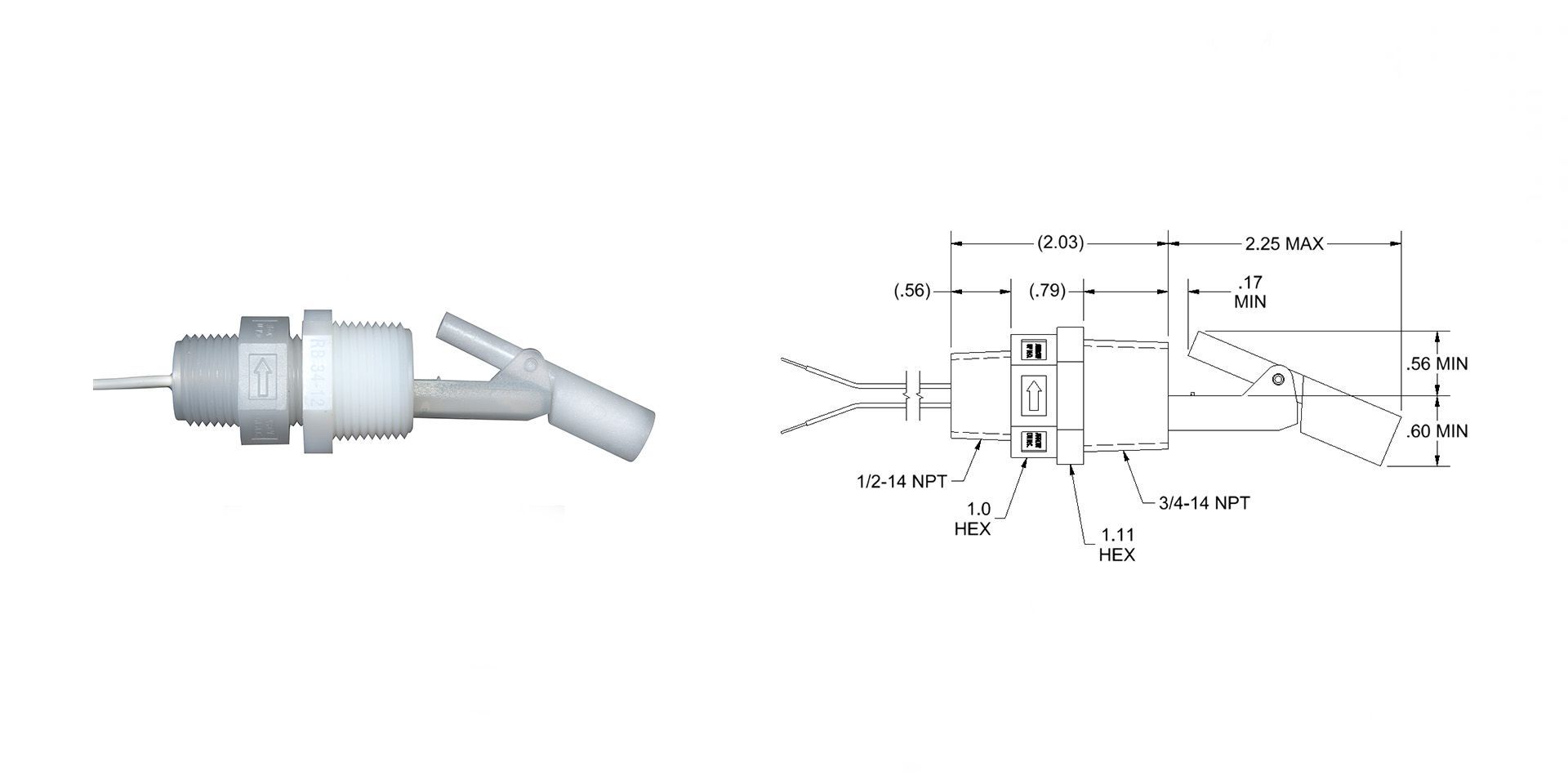 reliable-m8700-c-side-mount-float-switch-for-hvac-agriculture