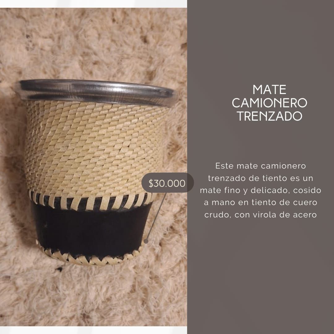 MATE CAMIONERO TRENZADO