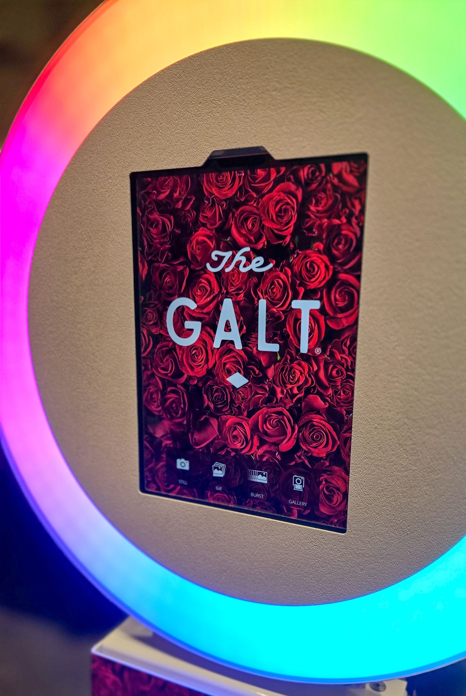 Digital Selfie Booth Welcome Screen for The Galt House
