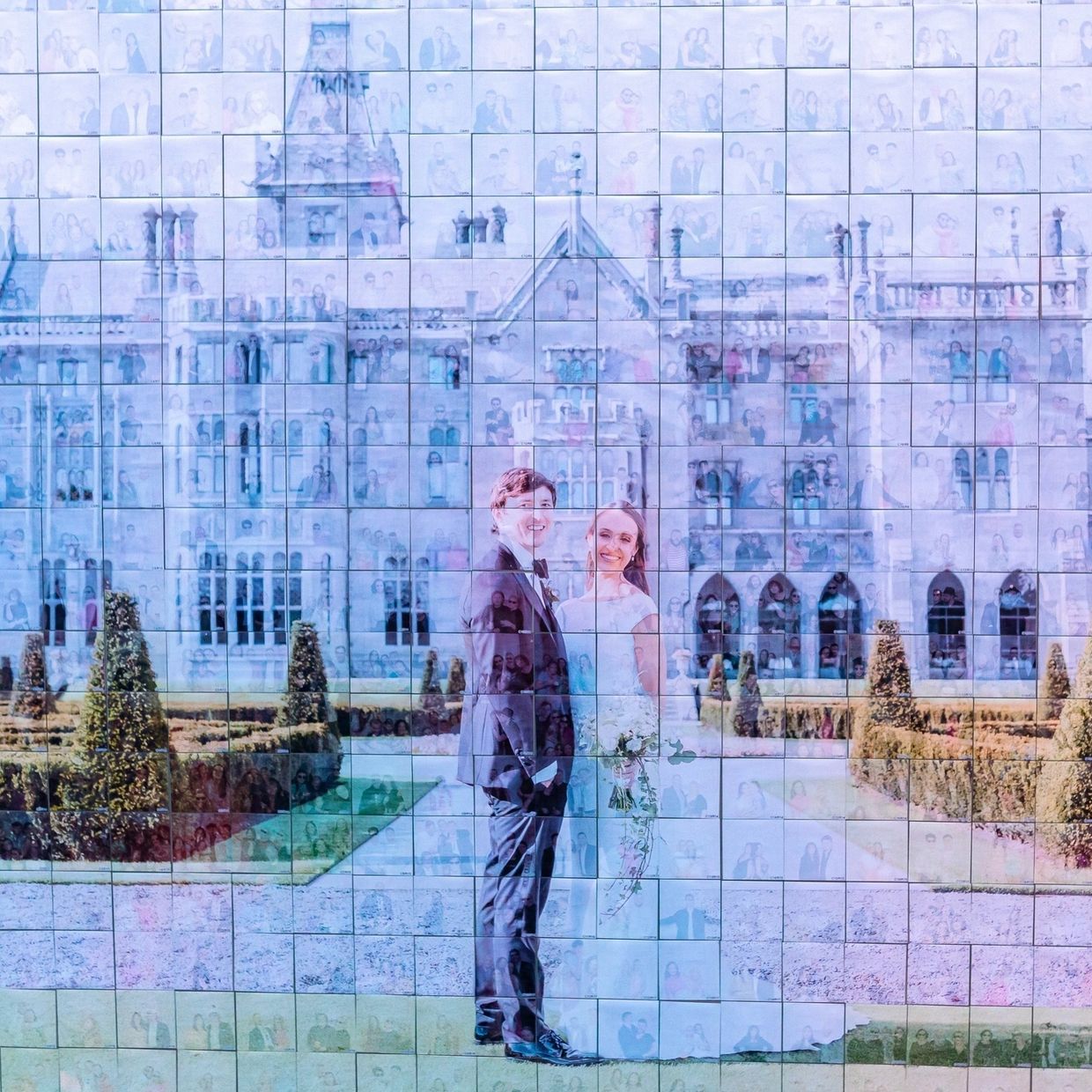 Individual photo of 5 individuals, example of a photo for the Digital Mosaic Wall