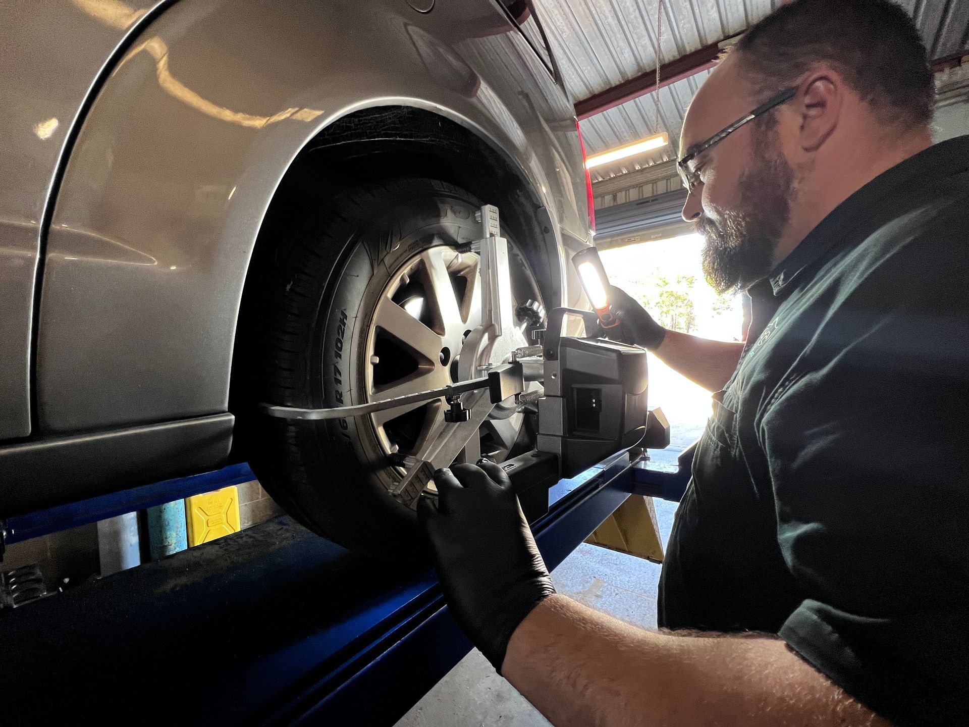 Wheel Of Sports Car — Wheels & Tyres in Forster, NSW 2428