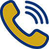 gold phone icon