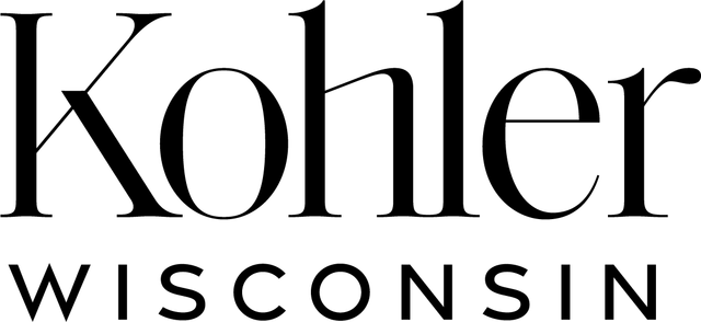 Kohler Wisconsin logo in black text on a white background