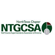 North Texas Chapter NTGCSA logo with green and maroon golf emblem