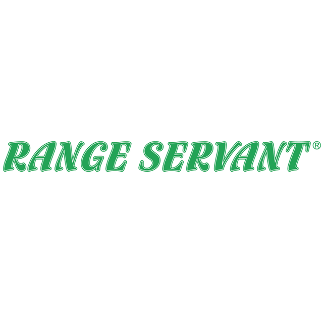 Green italic text reading “RANGE SERVANT” on a white background.