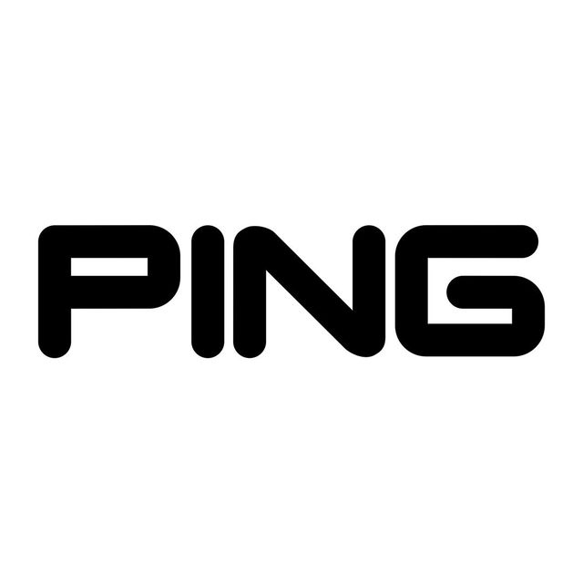 Black PING logo on a white background
