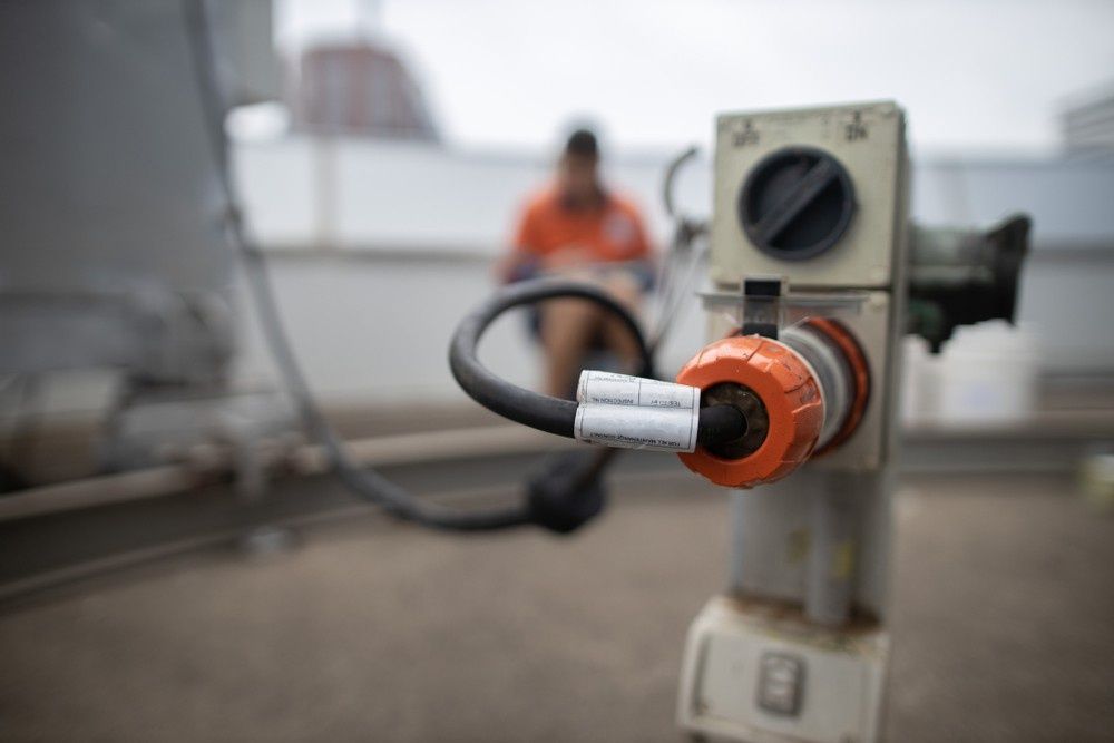 An Electrical Connector on Outdoor Equipment — Test Right Services in Ayr, QLD