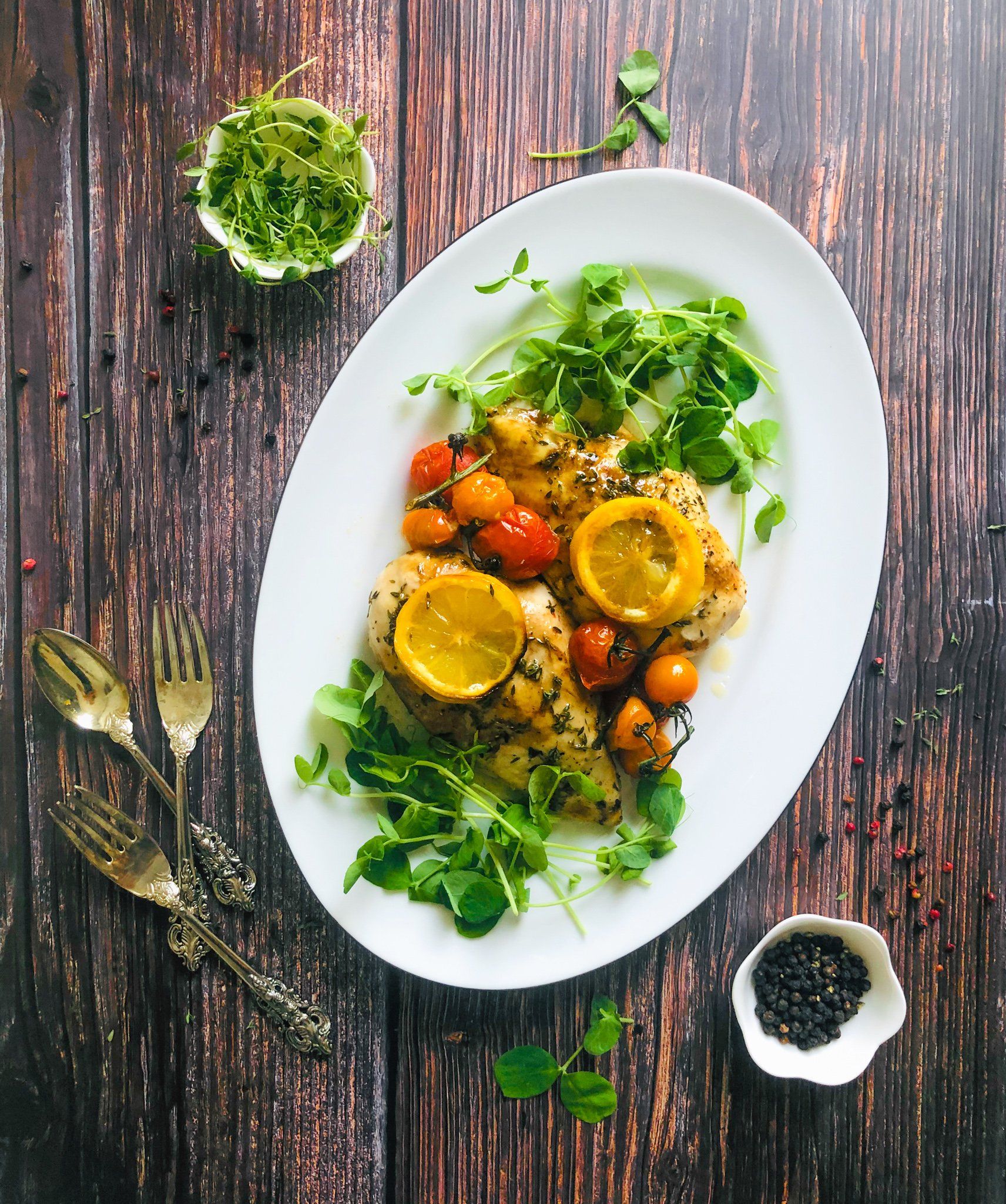 Honey, Lemon & Thyme Chicken Tray Bake., perfect weeknight dinner