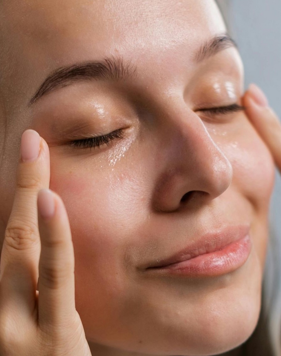 Client receiving Botox injection treatment