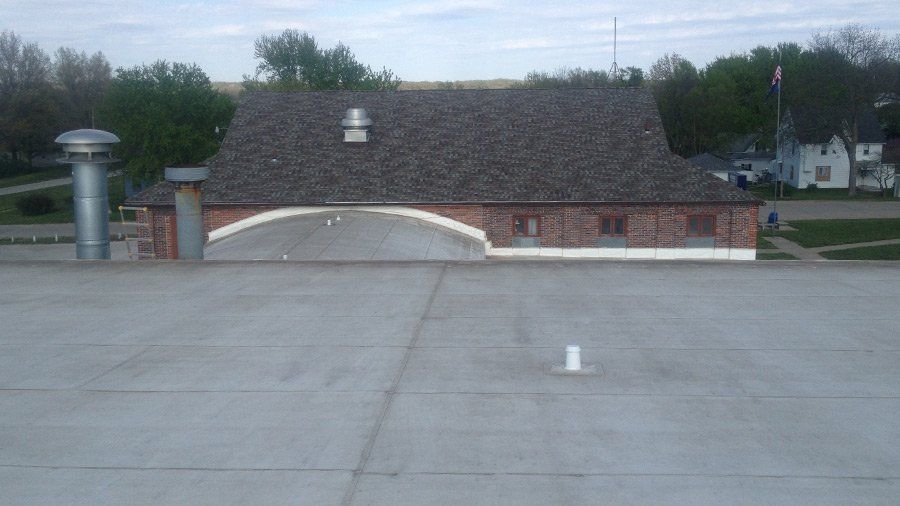Nebraska Commercial Roofing — Flat Roof in Mission, KS