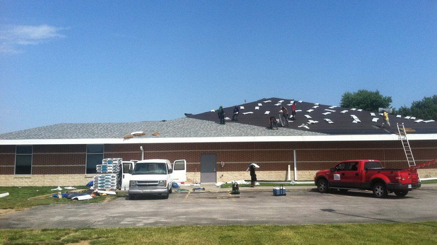 Skyline Roof Installation — Clinic Under Roof Installation in Mission, KS