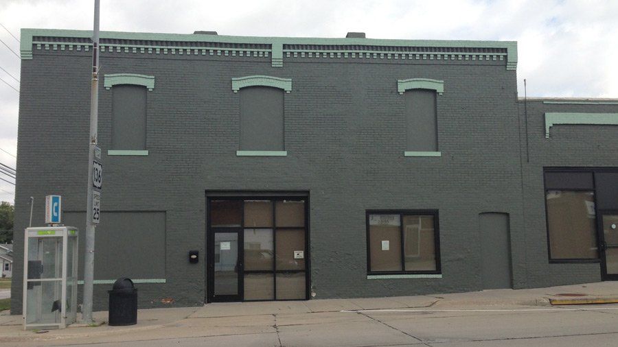 Copper Gutters — Newly Painted Commercial Property in Mission, KS