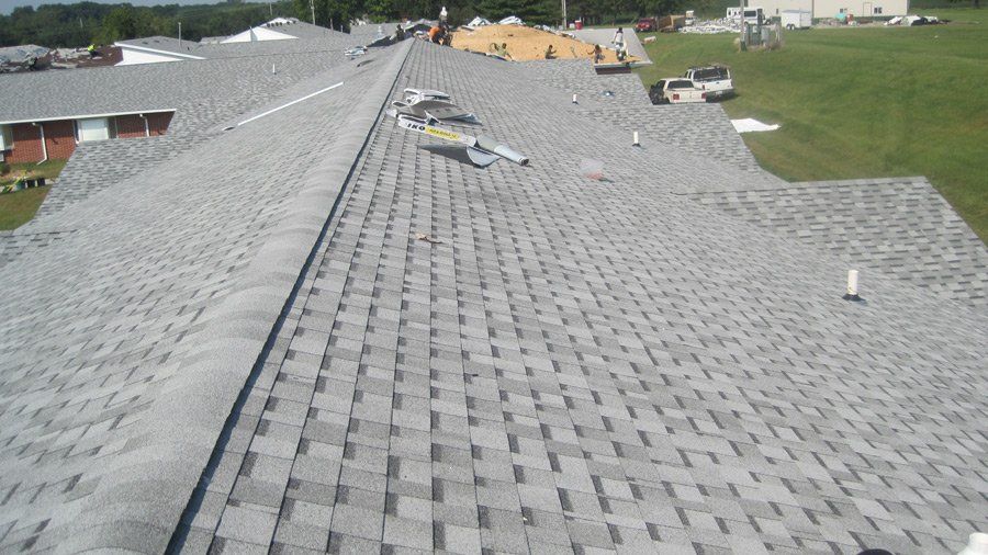Skyline Roof Installation — Gray Shingles in Mission, KS