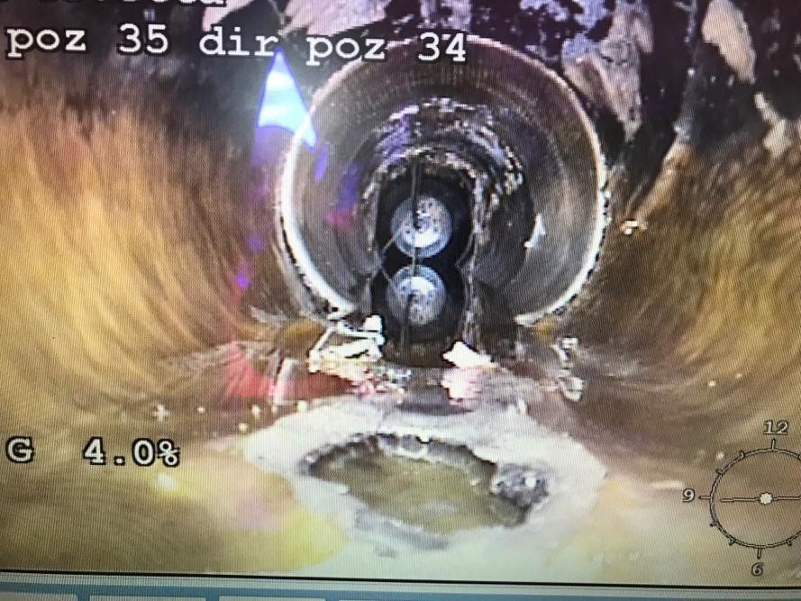 immagine da videoispezione con telecamere