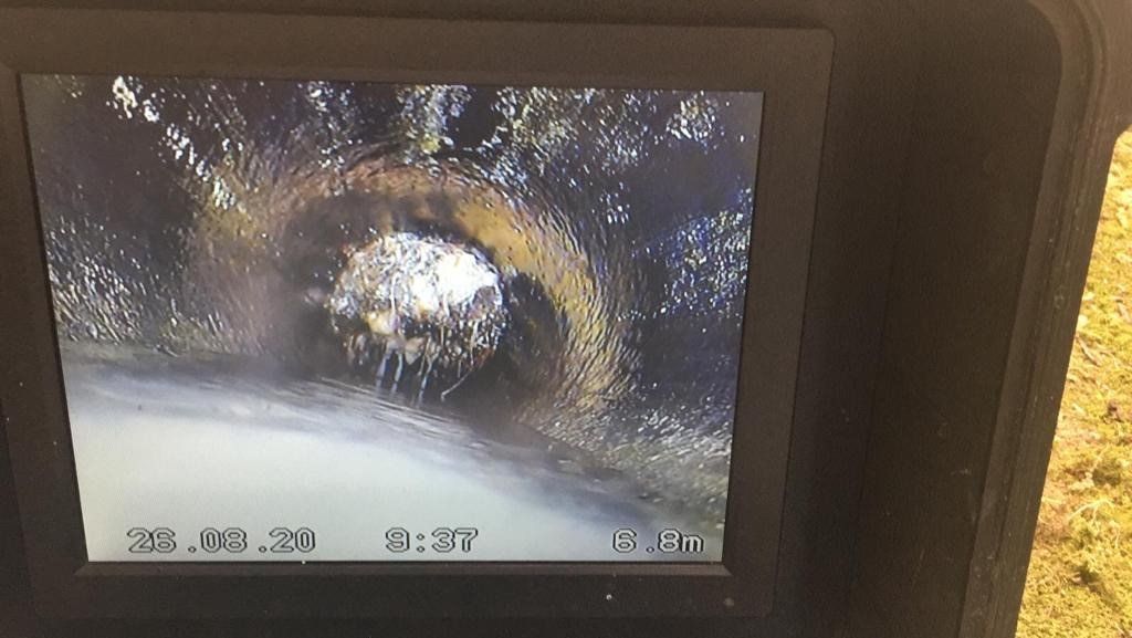 immagine da videoispezione con telecamere