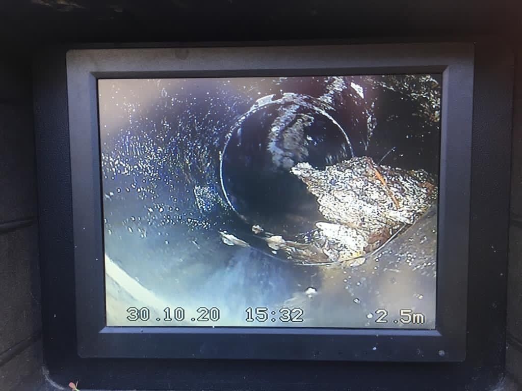 immagine da videoispezione con telecamere