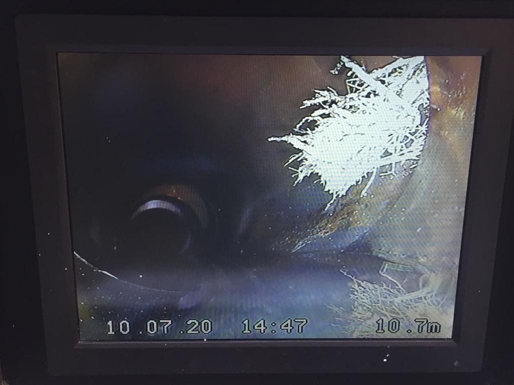 immagine da videoispezione con telecamere