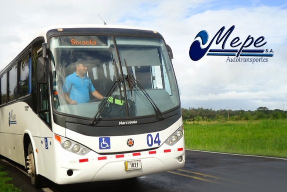 A bus with the number 04 on it