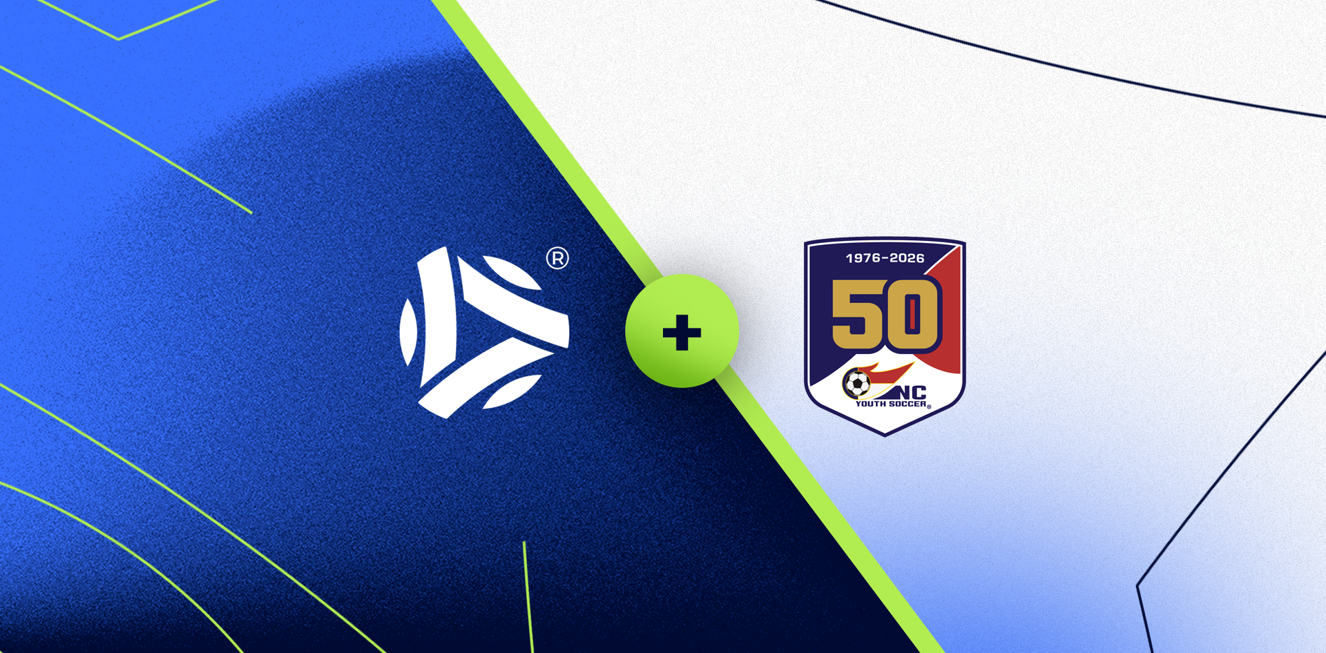 PlayMetrics and North Carolina Youth Soccer Association logos.