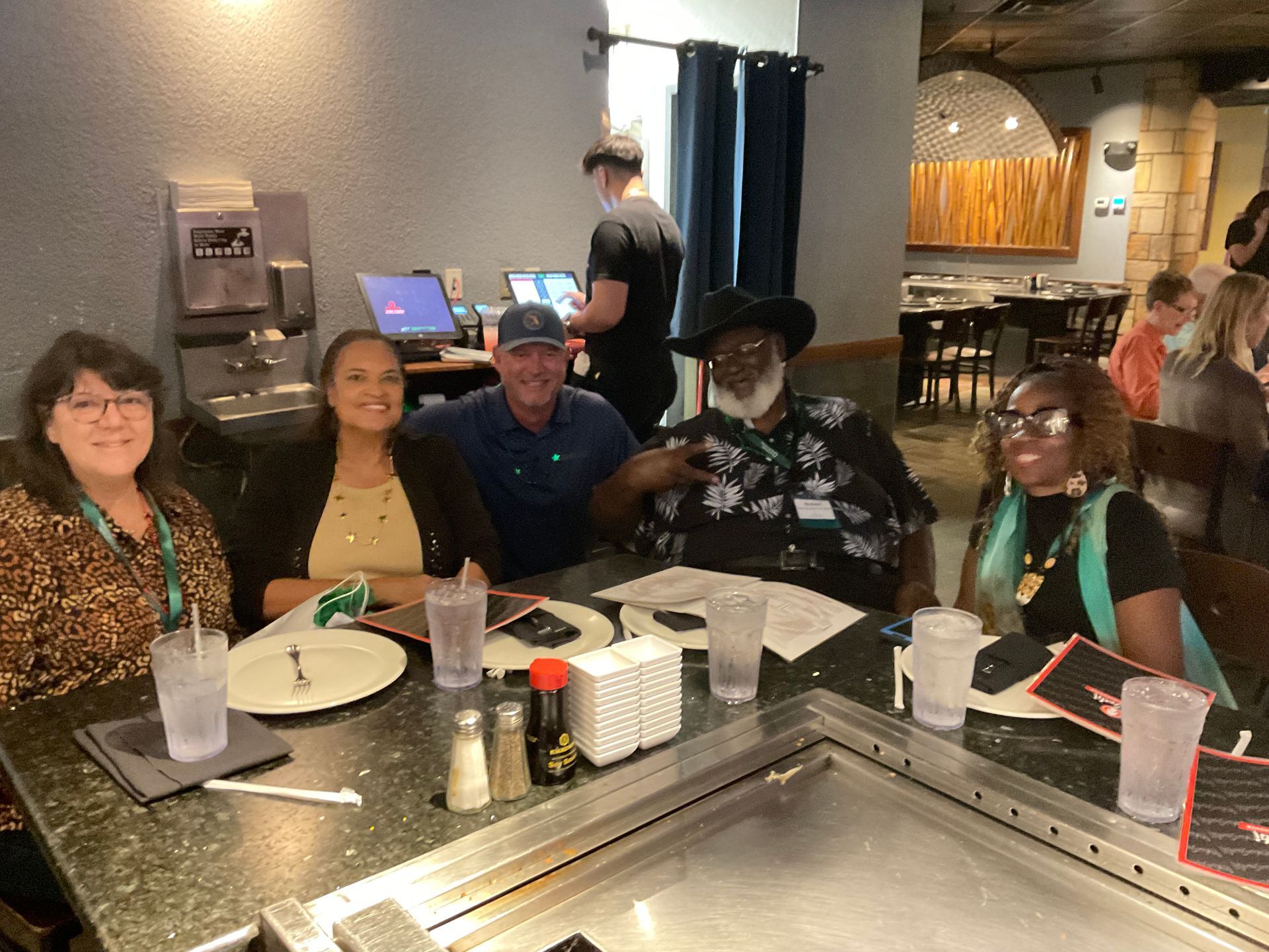 Group of Summerlin clients at the restaurant