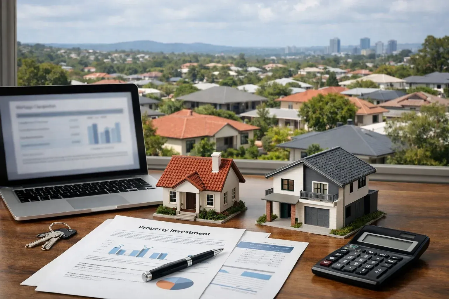 Borrower's workspace planning to use home equity to buy second property in Brisbane South