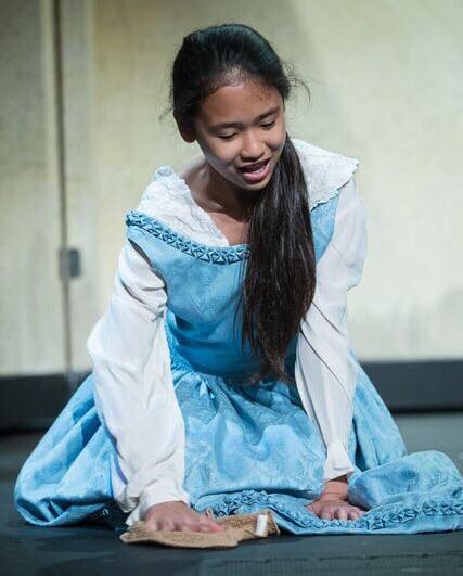 Child Acting in Production of Cinderella in Westchester, NY