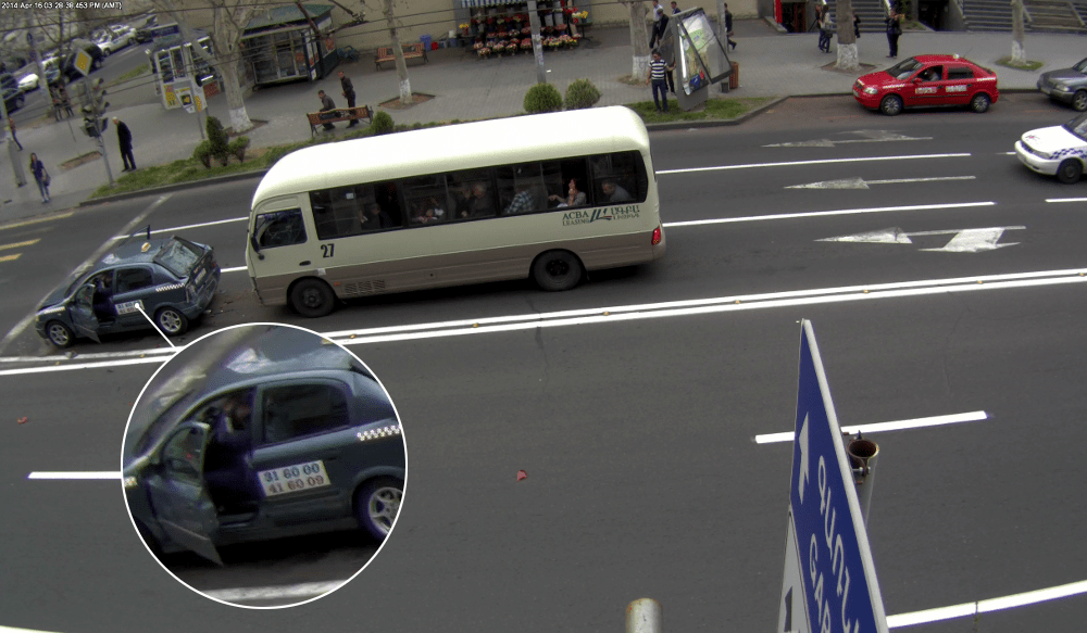 Car Crash IP Megapixel CCTV