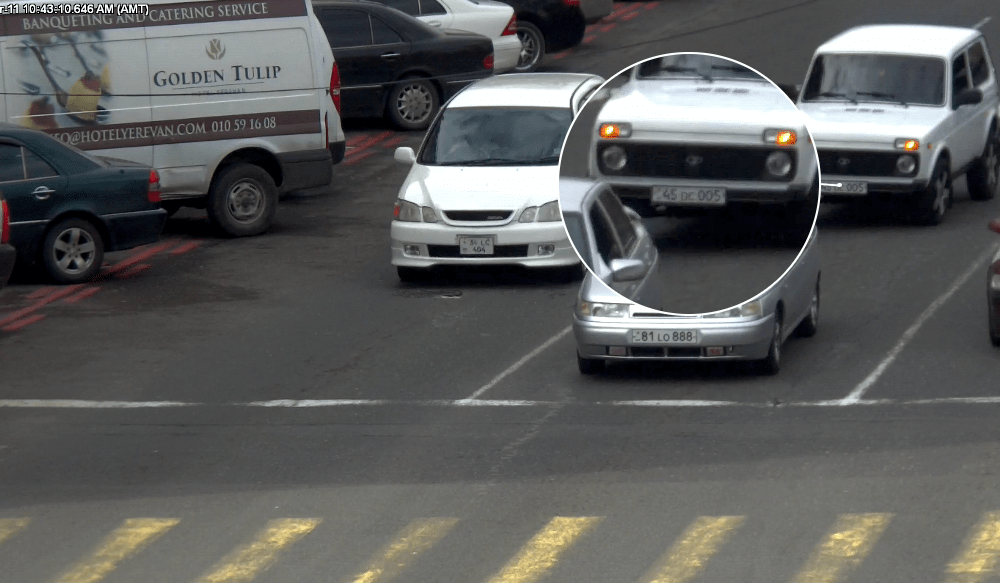 Car Registration Plate IP Megapixel CCTV