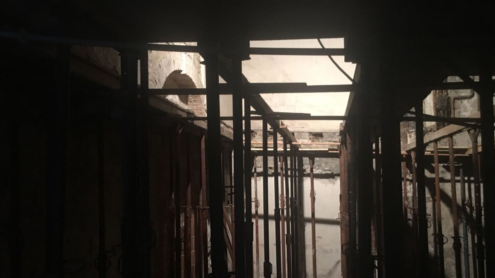 ponteggio per una ristrutturazione