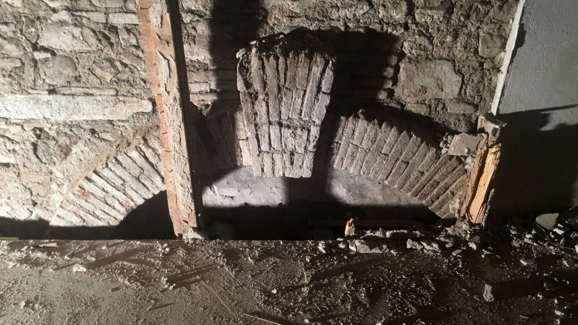 cantiere edile durante dei lavori