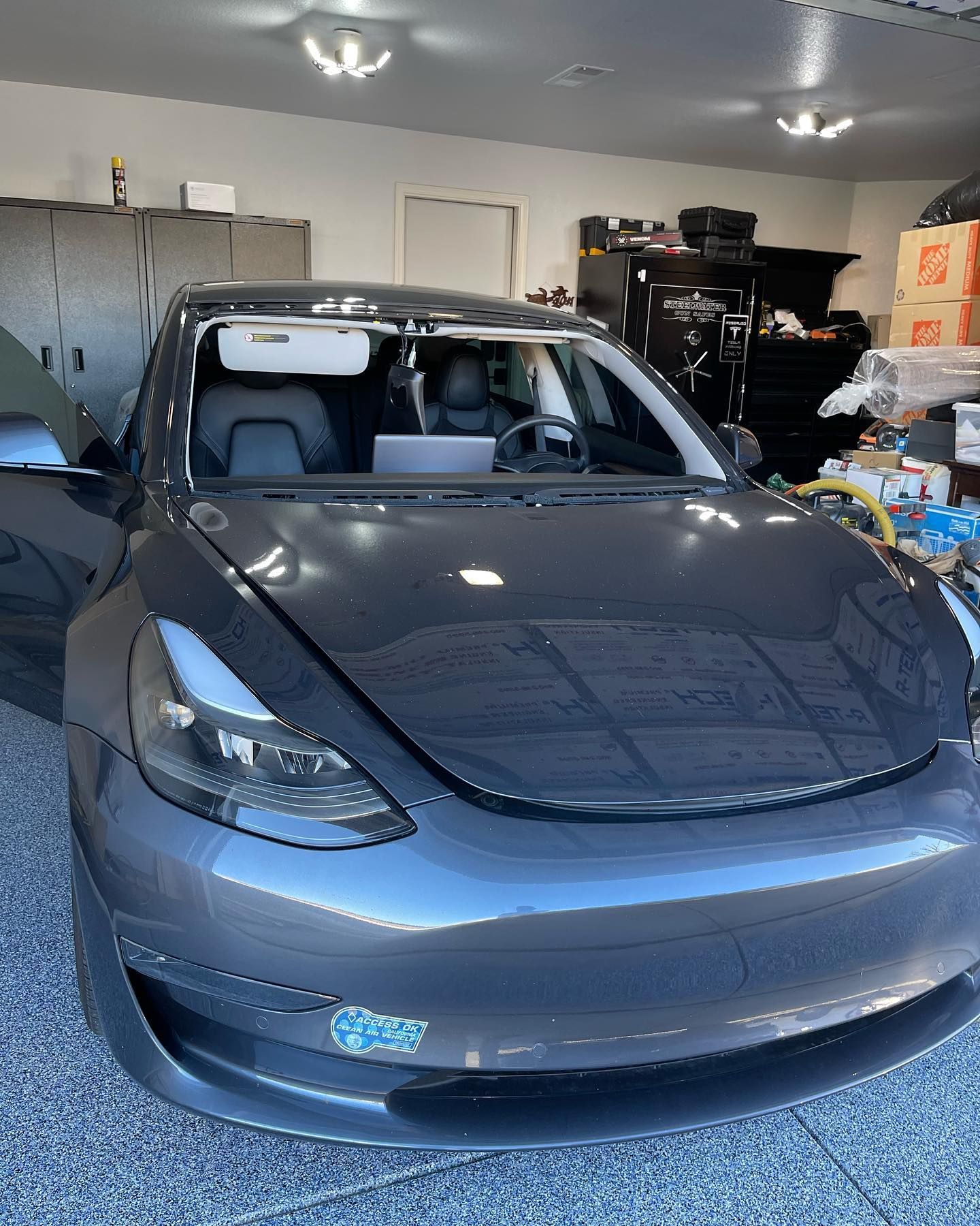 Grey Luxury Car — Roseville, CA — Proper Auto Glass