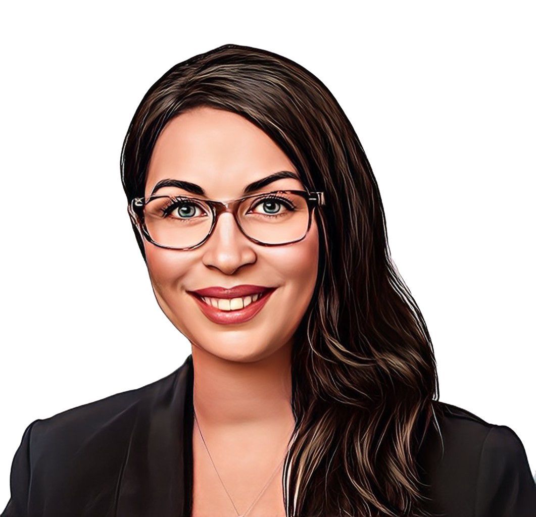 Cartooned picture of Libby Day, Nuance CEO