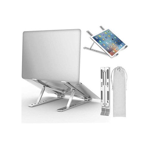 Een standaard waar je je laptop op kan plaatsen