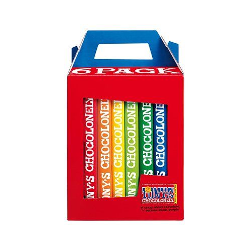 6-pack tony chocolony repen in verschillende smaken