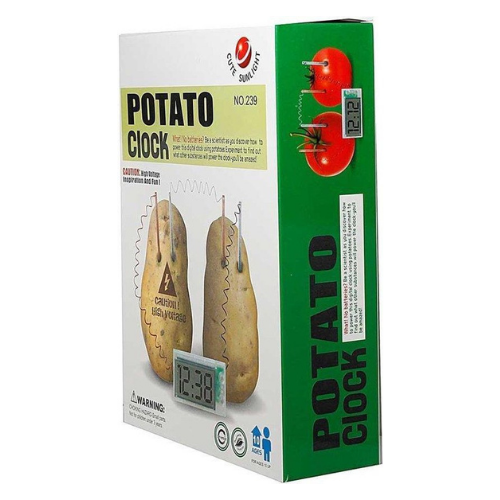 Klok aardappel, aardappelklok experiment