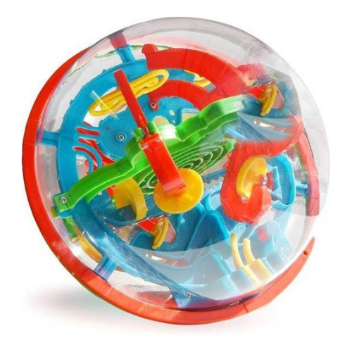 Bal in vorm doolhof, spelletje