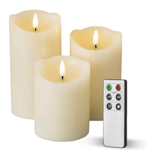Kaarsen op afstand bedienbaar met afstandbediening elektrisch geen echte kaarsen geen vuur