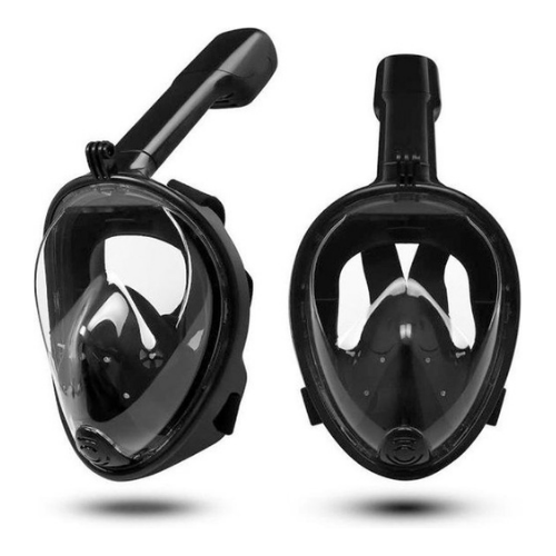 Masker met snorkelfunctie handig