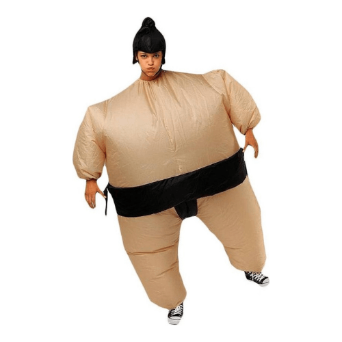 Groot sumo pak worstelaars dik