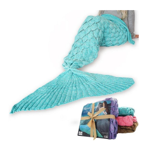 Deken in vorm zeemeermin