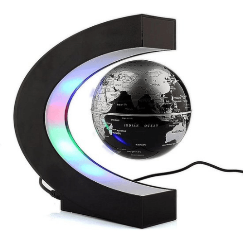 Zwevende wereldbol lamp